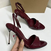Women's High Heeled Sandals Elegant Socialite-Inspired - Pointed-Toe Ankle-Strap Casual Summer Sexy Ladies Pumps