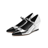 Escarpins Femme New Fashion Pumps Shoes Wedge Women Heels for Lady Footwear