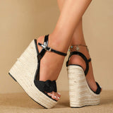 Comfortable Latest Design Fashion Sexy Ladies Platform Wedge High Heel for Women Sandals