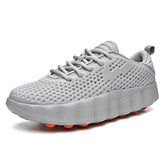 Mens Massage Athletic Shoes Breathable Walking Sneakers Acupressure Recovery Footwear Lightweight Cushioning Non Slip Trainers