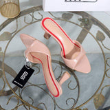 Talon Aiguill Tout Femm Red Fashion 2026 Summer Slipper Sandal Heels for Women
