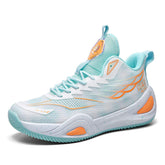 Anti Slip High Top Professional Men Outdoor Sports Sneakers Breathable Blank Mesh Women Basketball Shoes