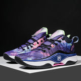 Brand Logo Custom Professional Men Outdoor Sports Sneakers Blank Mesh Women High Top Ankle Protecting Anti-slip Basketball Shoes