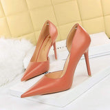 Nude Color Tacon Dama Pumps Trendy Office Wear Comfortable Women Heels 2025