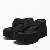 Flip Flop Summer High Quality Thick Sole Thong Spring Shoes Women's Wedge Platform Sandals