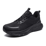 Large Size Running Shoes Men Vibrant Yellow Athletic Trainers Lightweight Cushioning Wide Fit Gym Sneakers