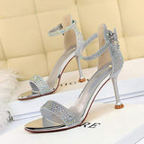 Sandales Au Talons Femmes Latest Design Shoes Vendor Retro Fashion Custom Logo Sandal 2025 Women Heels