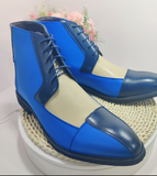Large Size 38-48 Color Stitching Latest Designers Hot Selling High Cut Men Ankle Boots