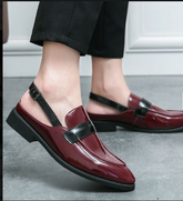 Latest Design Pointed Toe 38-46 Classic Loafers Durable Breathable Summer Men Dress Shoes Sandals