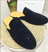 Classic Design Fashion Men Half Shoes Slip on Dress Shoes Casual Half Loafers Men