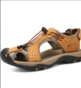 Full Grain Leather Sandals High Performance Fashion Pure Leather Men Summer Sandals Shoes for Men