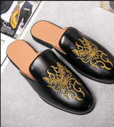 Lightweight Comfortable Good Looking Fashion Half Shoes Classic Hard Wearing Cool Pattern Men Casual Slippers
