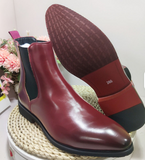 Size 38-46 Chelsea Boots Comfortable Handsome Durable Ankle Men Red Bottom Boots