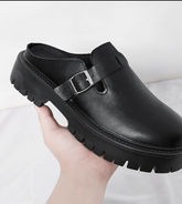 Good Quality Comfortable Summer Half Loafer Shoes Breathable Summer Casual Men Slippers Shoes