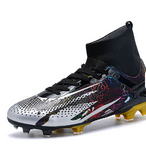 Women Boys Professional AG FG TF Football Shoes EU 47 US 13 Plus Size Training Men Leather Soccer Cleats Boots