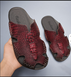 Genuine Leather Leisure Design Fashion Durable Summer Casual Sandals Shoes for Men