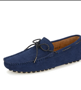 Genuine Leather Slip on Moccasin Shoes Men Loafers Slip on Fashion Dress Shoes