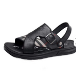 Summer High Quality Arabics Sandals Breathable Genuine Leather Arab Sandals Men Sandale Slippers