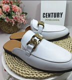 Size 38-46 Breathable Backless Half Loafers Dress Shoes Summer Men Casual Shoes Sandals