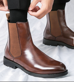 Size 38-46 High Top Ankle Boots Fashion Design Classy Durable Other Chelsea Boots for Men