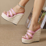 Chaussure Femme Casual Shoes Summer Wedge Platform Sandals
