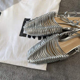 Ankle Strap Zapatos Verano Slides Handmade Rope Trendy Slippers Cute Comfortable Shoe Women's Sandals