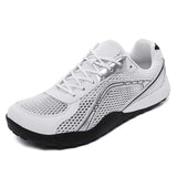 Mesh Running Shoes Ultra Breathable Athletic Walking Sneakers Women Metallic Silver Gym Workout Tennis Shoes