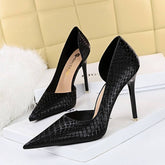 Slides Fashion Chaussures Femmes Beautiful Fashion Point Toe Sandals Heels for Ladies