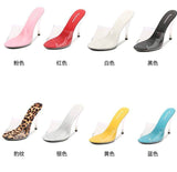 Talon Aiguille Sexy Open Toe Design Trendy Clear Shoes 2024 Ladies Luxury Heels for Women