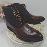 Classic Design Fashion Point Toe Hard Wearing Thin Looking Dress Shoes Men Boots