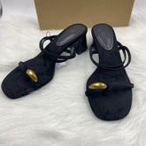 New Style Retro Women's Open-Toe Thin-Strap Roman Low Chunky-Heel Sandals for Outdoor Wear