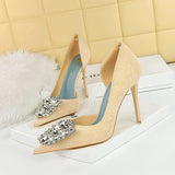 New Style Chaussures De Dames Spiked Stiletto Pointed Toe Shoes 2025 Office Heels Women's Pumps