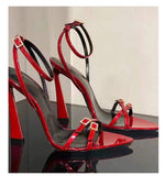Ankle Lace up Sandals New Arrival Strange Style Elegant Sexy Unique Designer Luxury Heels for Women