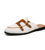 Faux Suede Leather Size 38-47/6.5-13 Summer Comfortable Casual Mocassins Leisure Fashion Half Loafer Shoes for Men