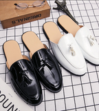 Tassel Half Shoes Comfortable Durable Lightweight Fashion Men Mules Casual Walking Shoes