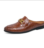 Quality Half Shoes Fashion Mules Backless Leisure Men Casual Slippers Shoes