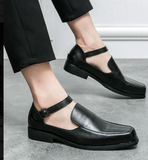 Summer Casual Dress Shoes Classic Design Cool Formal Slip on Comfortable Breathable Sandals Shoes for Men