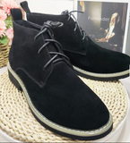 Lace up Fashion Design Durable Comfortable Cowhide Real Genuine Leather Boots for Men