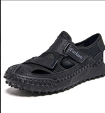 Coolest Design Fashion Comfortable Pure Leather Sandals Summer Outdoor Men Casual Shoes Sandals