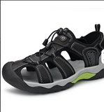 Summer Sandals Casual Shoes Genuine Leather Upper High Performance Breathable Beach Fun Men Leather Sandals Shoes