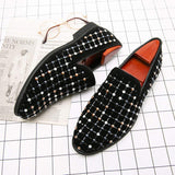 Rhinestone Upper Fashion Design Hot Selling Pointed Toe Durable Classic Dress Shoes Loafers