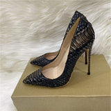Bronze Snakeskin Fashion Dress Sexy Sandale Femme 2026 Slipper Sandals for Women