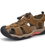 Summer Sandals Casual Shoes Genuine Leather Upper High Performance Breathable Beach Fun Men Leather Sandals Shoes
