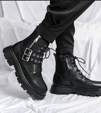 Latest Designers Hot Selling Other Boots Classy Durable Fancy High Top Motorcycle Boots Men