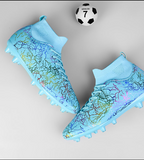 High Top Professional AG FG TF Women Boys Training Football Shoes Long Nail Spike Soccer Cleats Boots for Men