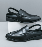 Latest Design Pointed Toe 38-46 Classic Loafers Durable Breathable Summer Men Dress Shoes Sandals