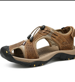 Full Grain Leather Sandals High Performance Fashion Pure Leather Men Summer Sandals Shoes for Men