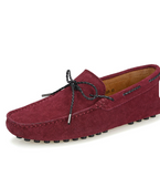 Genuine Leather Slip on Moccasin Shoes Men Loafers Slip on Fashion Dress Shoes