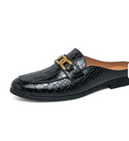 Quality Half Shoes Fashion Mules Backless Leisure Men Casual Slippers Shoes