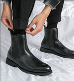 Size 38-46 High Top Ankle Boots Fashion Design Classy Durable Other Chelsea Boots for Men